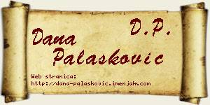 Dana Palasković vizit kartica